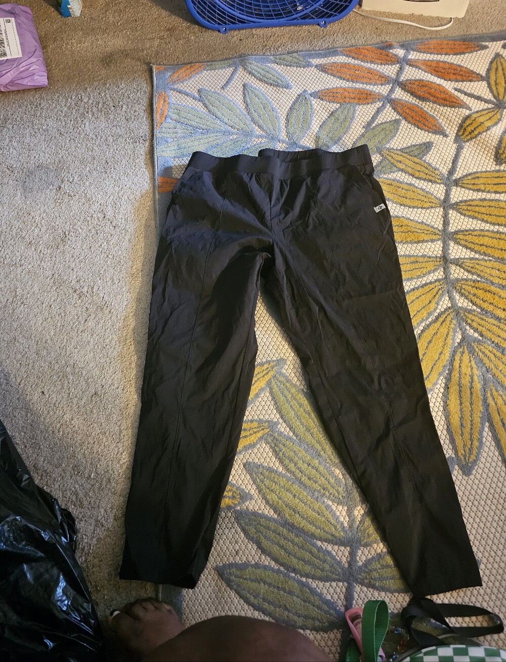 Women’s Black Track Joggers – Classic Everyday Comfort